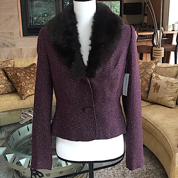 Hillard & Hanson Jackets & Coats Nwt Hilliard Hansen Purple